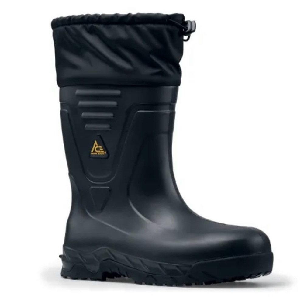 Shoes For Crews Men's Black Work Water Resistant Boots Size 9